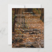 Whimsical Calligraphy Wedding Photo Engagement (Achterkant)