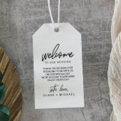 Whimsical Calligraphy Wedding Welcome Cadeaulabel