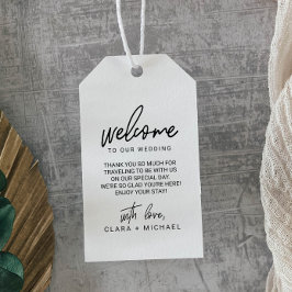 Whimsical Calligraphy Wedding Welcome Cadeaulabel