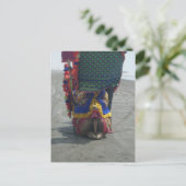 Whimsical Camel Art Print/Grafisch Briefkaart (Staand voorkant)