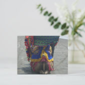 Whimsical Camel Art Print/Grafisch Briefkaart (Staand voorkant)
