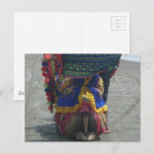 Whimsical Camel Art Print/Grafisch Briefkaart (Voorkant / Achterkant)