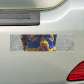Whimsical Camel Art Print/Grafisch Bumpersticker (Op auto)