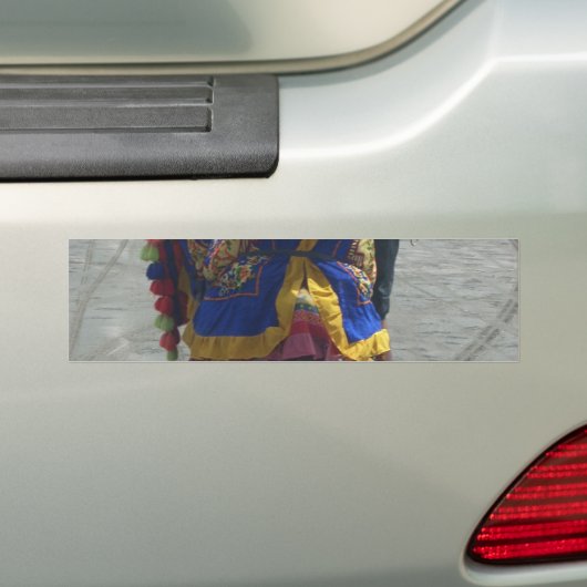Whimsical Camel Art Print/Grafisch Bumpersticker (Op auto)