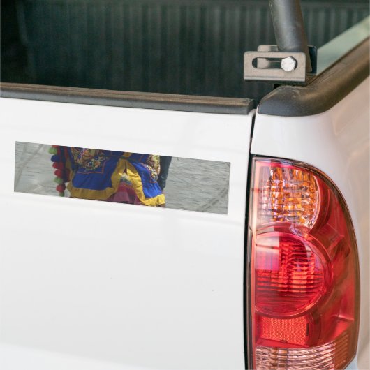 Whimsical Camel Art Print/Grafisch Bumpersticker (Op Truck)