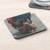 Whimsical Camel Art Print/Grafisch Drankjes Onderzetter (Linkerzijde)