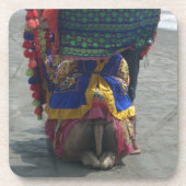 Whimsical Camel Art Print/Grafisch Drankjes Onderzetter (Voorkant)