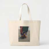 Whimsical Camel Art Print/Grafisch Grote Tote Bag (Voorkant)