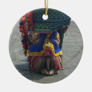 Whimsical Camel Art Print/Grafisch Keramisch Ornament