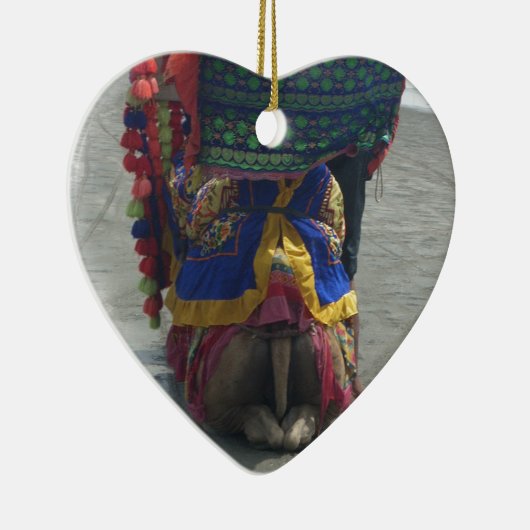 Whimsical Camel Art Print/Grafisch Keramisch Ornament (Rechts)