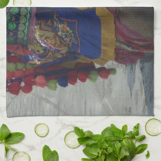 Whimsical Camel Art Print/Grafisch Theedoek (Gevouwen)