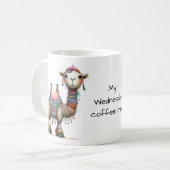 Whimsical Camel woensdag Hump Day Koffiemok (Voorkant links)