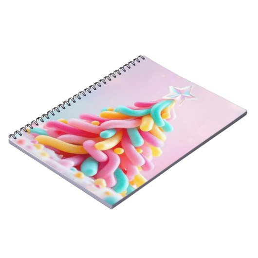Whimsical Candy Tree Notitieboek (Linkerzijde)