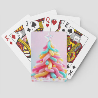 Whimsical Candy Tree Pokerkaarten