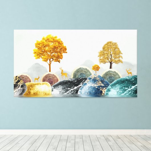 Whimsical Canvas Afdruk (Insitu (Houten vloer))