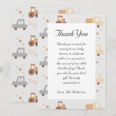 Whimsical Car Boho bedankpas Bedankkaart (Voorkant / Achterkant)