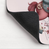 Whimsical Carousel Horse Image Muismat (Hoek)