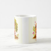 Whimsical Carrot Bunny House Mug Cute Farm Animals Koffiemok (Center)