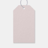 Whimsical Carrousel Paard Afbeelding Bruiloft Cadeaulabel (Achterkant)
