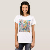 🦋 Whimsical Cartoon Butterfly T-shirt – Schattige (Voorkant volledig)