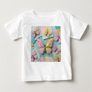 🦋 Whimsical Cartoon Butterfly T-shirt – Schattige