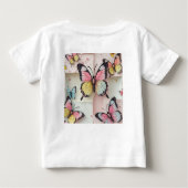🦋 Whimsical Cartoon Butterfly T-shirt – Schattige (Achterkant)