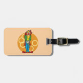 Whimsical Cartoon Clown met felle kleuren Bagagelabel (Voorkant horizontaal)
