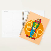 Whimsical Cartoon Clown met felle kleuren Planner