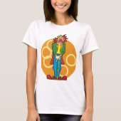 Whimsical Cartoon Clown met felle kleuren T-shirt (Voorkant)