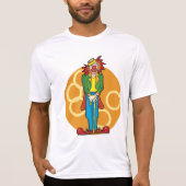 Whimsical Cartoon Clown met felle kleuren T-shirt (Voorkant)