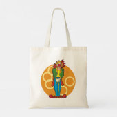 Whimsical Cartoon Clown met felle kleuren Tote Bag (Achterkant)