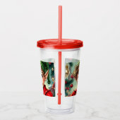 Whimsical Cartoon Elf | Christmas   Acryl Drinkbeker (Rechts)