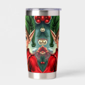 Whimsical Cartoon Elf | Christmas   Geïsoleerde Drinkbeker (Links)
