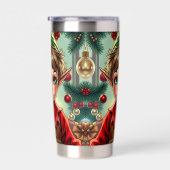 Whimsical Cartoon Elf | Christmas   Geïsoleerde Drinkbeker (Rechts)