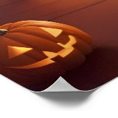 Whimsical Cartoon Halloween Dance Party AI Generat Poster (Hoek)