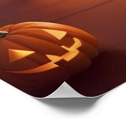 Whimsical Cartoon Halloween Dance Party AI Generat Poster (Hoek)