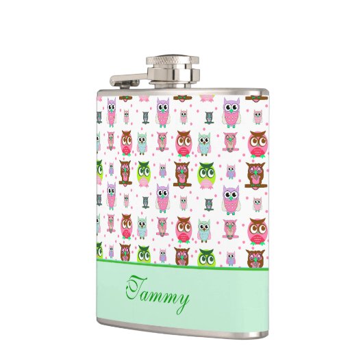Whimsical Cartoon Ownership Drink Flask Heupfles (Links)