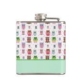 Whimsical Cartoon Ownership Drink Flask Heupfles (Achterkant)