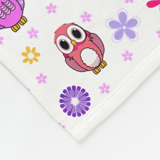 Whimsical Cartoon Ownership Fleece Blanket (Hoek)