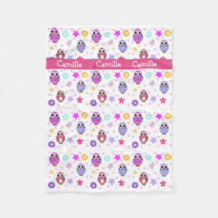 Whimsical Cartoon Ownership Fleece Blanket Deken