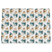 Whimsical cartoon sneeuwpoppen groot cadeauzakje (Voorkant)