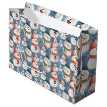 Whimsical cartoon sneeuwpoppen