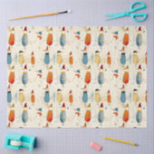 Whimsical cartoon sneeuwpoppen tissuepapier (Craft)