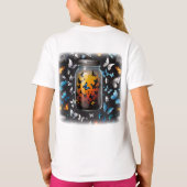 Whimsical Cartoon vlinder T-shirt Design (Achterkant)