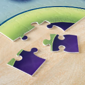 Whimsical Cartoon World - kleurrijk Abstract plezi Legpuzzel (Zijkant)