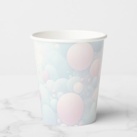 Whimsical Cat Adventure Papieren Bekers (Achterkant)