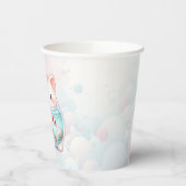 Whimsical Cat Adventure Papieren Bekers (Links)