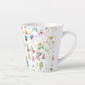 Whimsical Cat and Bee Latte Mok (Rechts)