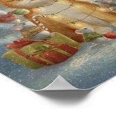  Whimsical cat and mose Storybook kids Poster (Hoek)