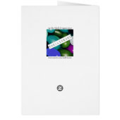 Whimsical Cat Balloons Hi Blank Inside Notecard (Achterkant)